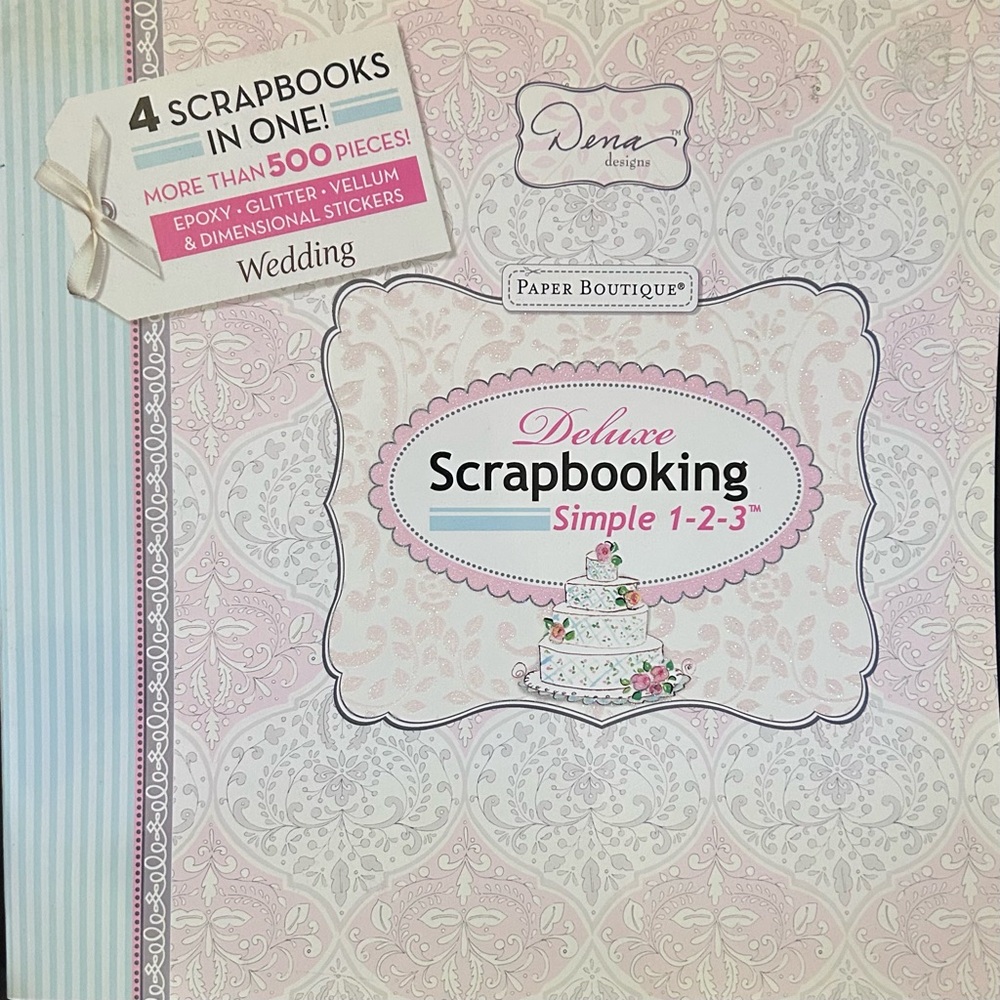 DENA DESIGN Deluxe Scrapbooking Kit for special occasions - 12” x 12” x 64